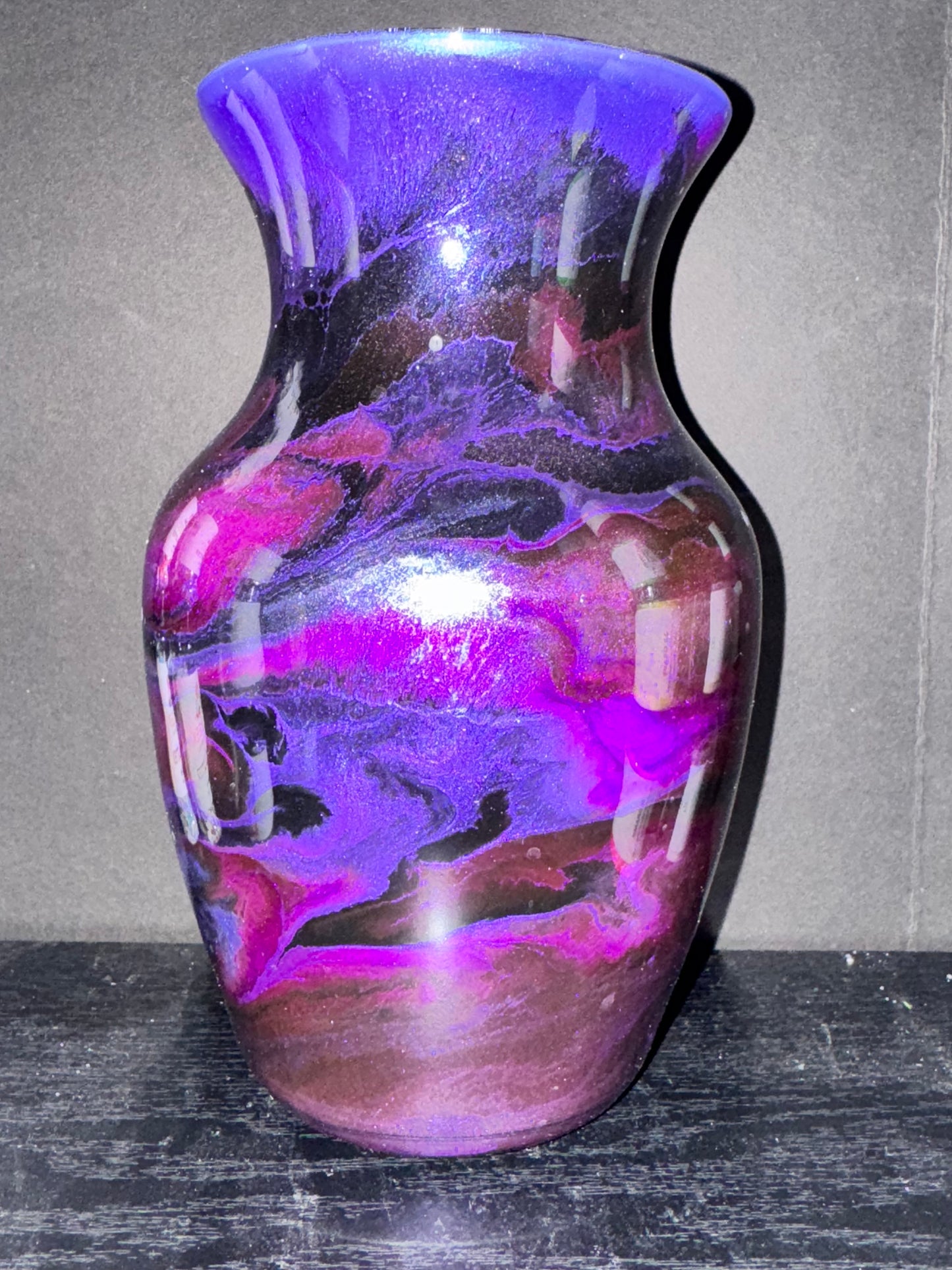 Purple vase