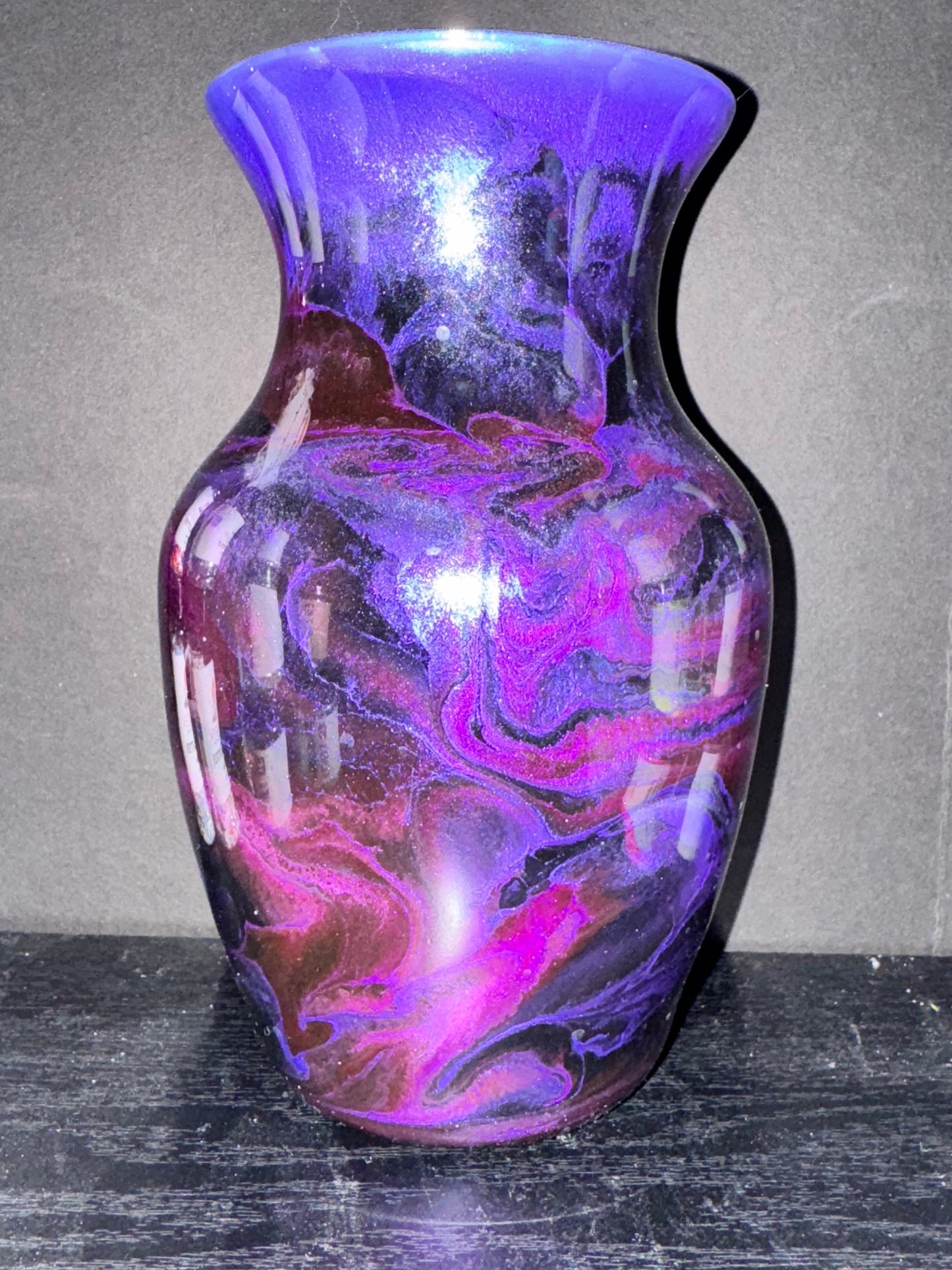 Purple vase